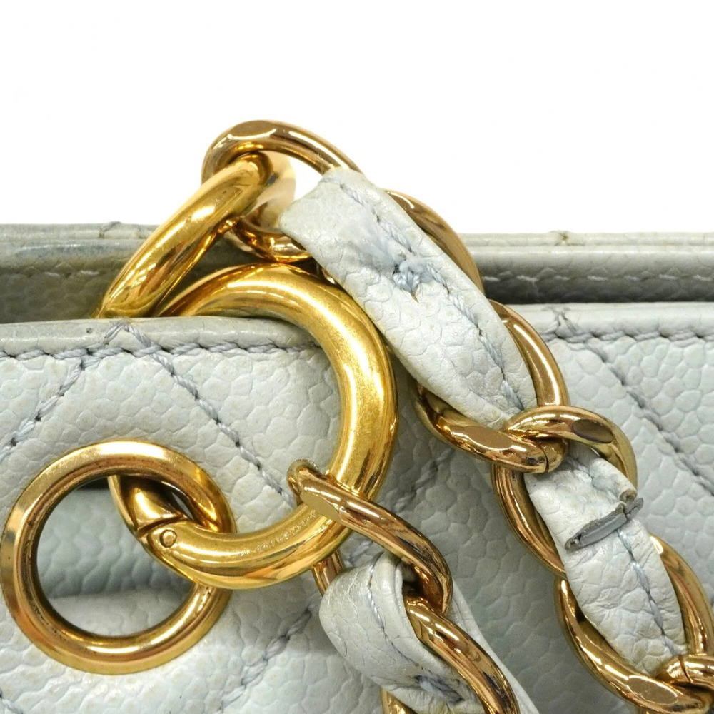 CHANEL Blue Caviar Leather Tote Bag - Picture 9 of 14